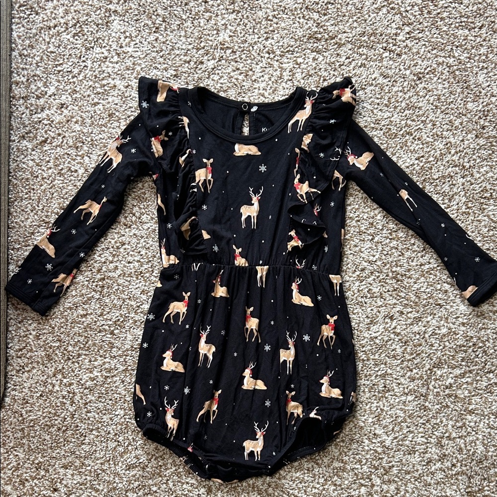 Kyte BABY Black Baby Romper